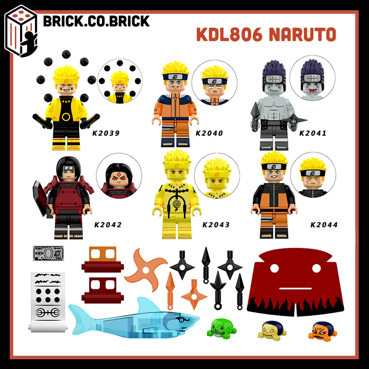 Bán Hàng Đẹp Bộ đồ chơi xếp hình Minifigure Lego NARUTO Lego Sasuke chỉ  18500  Hàng Đồ Chơi