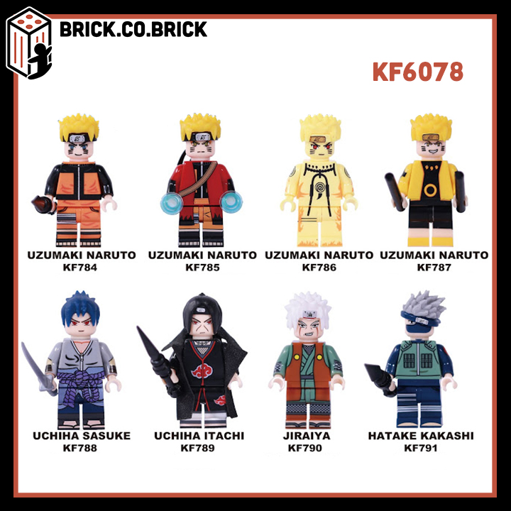 Minifigures Lắp Ráp Mô Hình Nhân Vật Truyện Tranh Hoạt Hình Naruto Mẫu Mới  KDL807