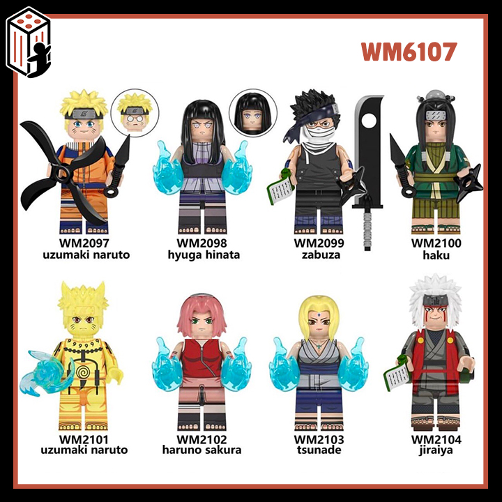 Xếp hình Hoshigaki Kisame - Senju Hashirama - Naruto Uzumaki mới nhất 2021  Lego Minifigures Kopf KDL806 | Shop Lego Zhang Zhang