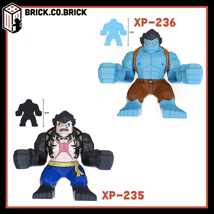 One Piece Đồ Chơi Lắp Ráp Minifigure Mô Hình Anime Đảo Hải Tặc Luffy Ace  Nico Robin Zoro Brook Sapo XP235 XP236  BrickcoBrick