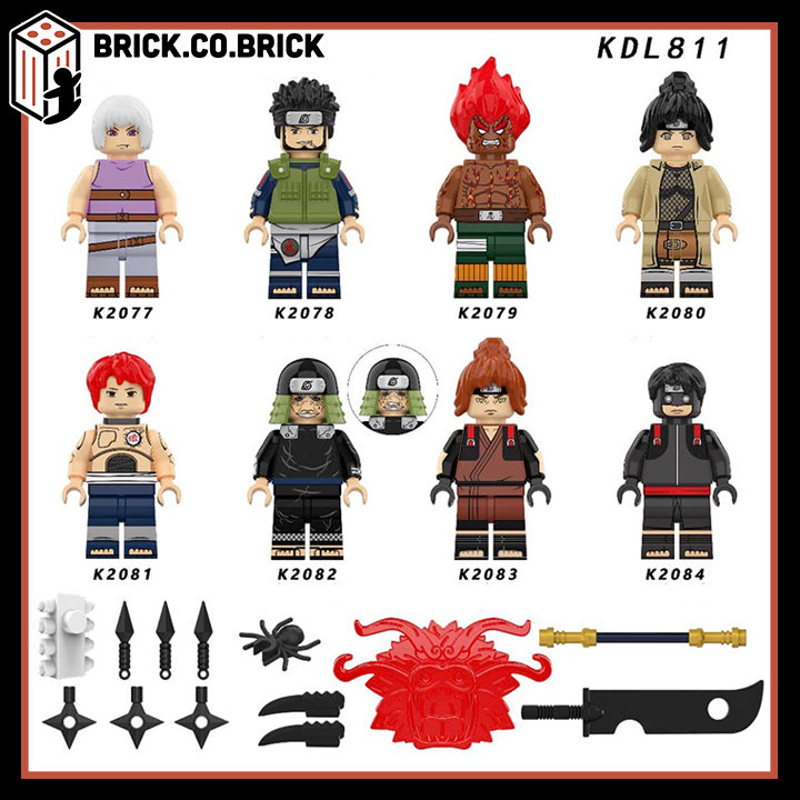 Lego Naruto Mới Nhất - Shikamaru Ino Obito Uchiha Torune Đồ Chơi Lắp Ráp Mô  Hình Minifigure Anime Naruto KDL811 