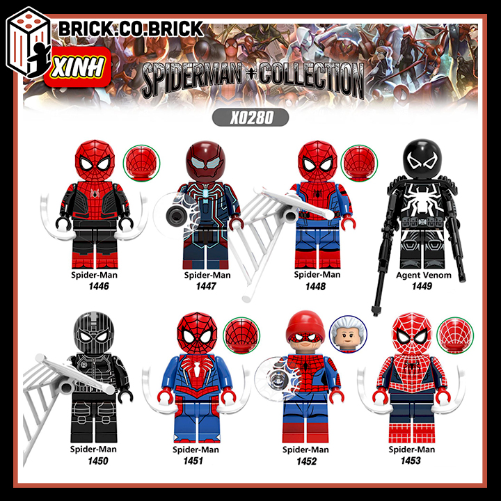 Lego Marvel Spider Man Siêu Anh Hùng Người Nhện Đồ Chơi Lắp Ráp Sáng Tạo Mô  Hình Nhân Vật Nhỏ Trưng Bày X0280 