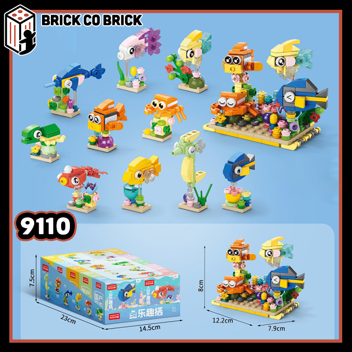 9110- do choi lap rap dong vat sang tao - do choi